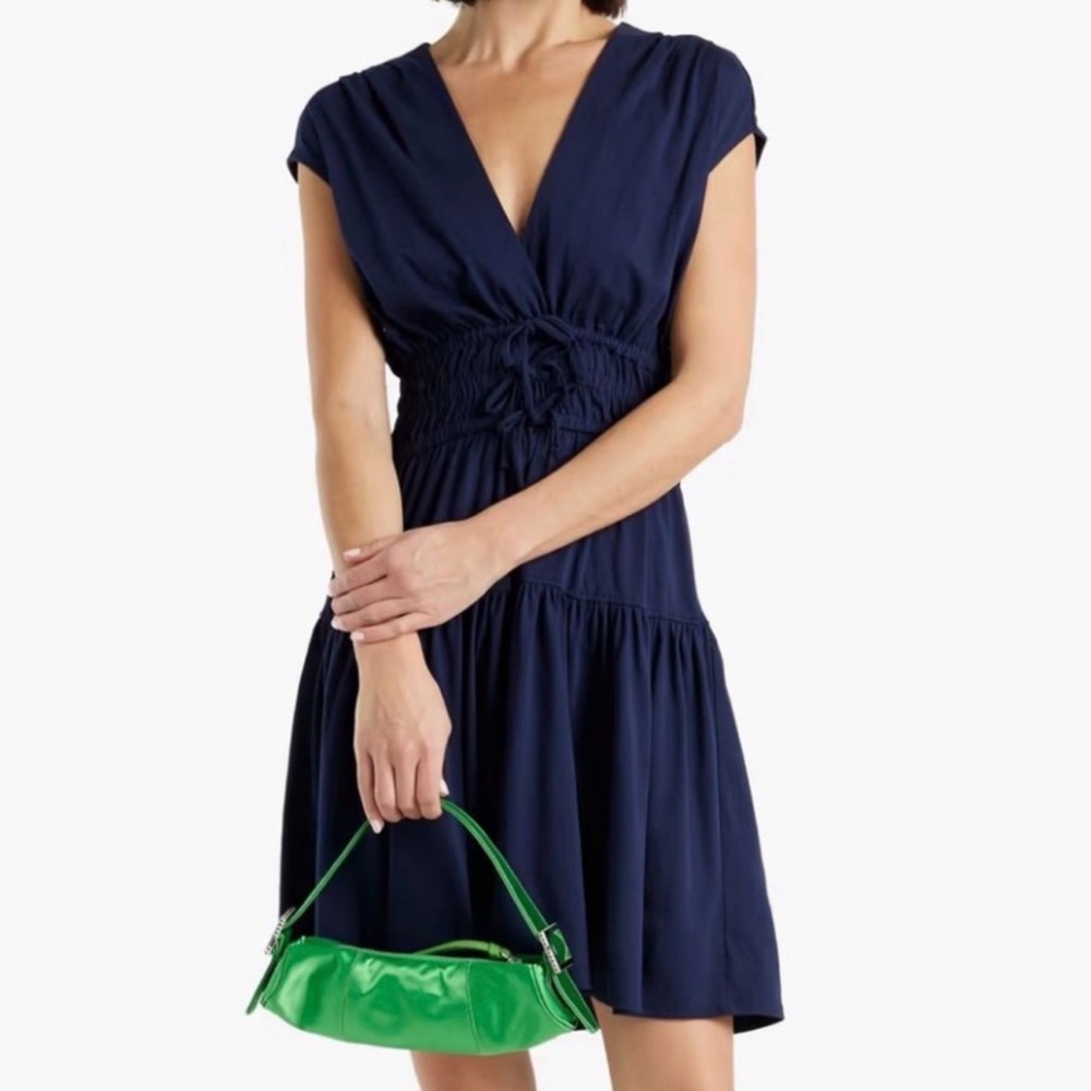 10 Crosby Derek Lam Tora Smocked Minidress